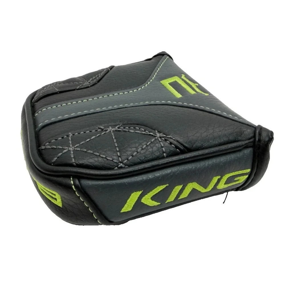 Cobra King Vintage Mallet Putter Headcover Black Gray Lime SIK Face Technology